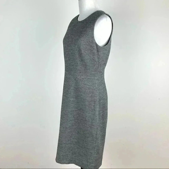 J crew Womens dress size 6 gray herringbone pencil wool blend E6067 - Picture 7 of 9